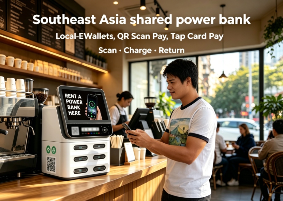 Laos payment analysis, Laos shared power bank mobile payment integration, Zhongdian Hexin shared power bank solution